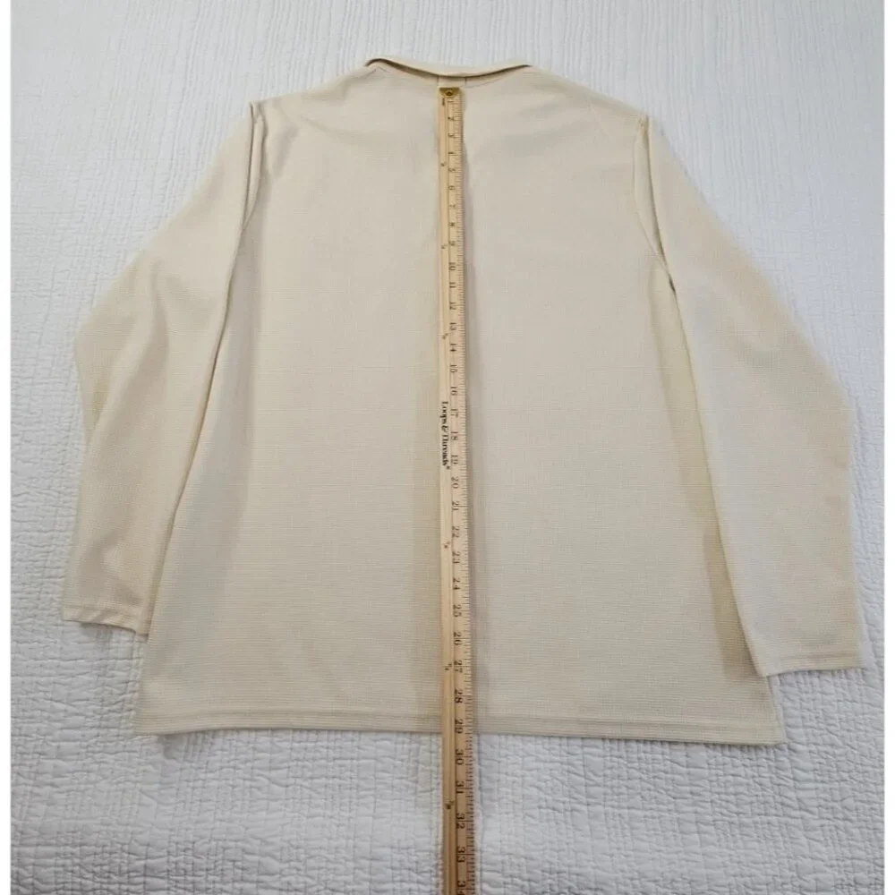 Banana Republic Waffle Knit Sweater Men's L Taupe 1/4‎ Zip Long Sleeve EUC LN